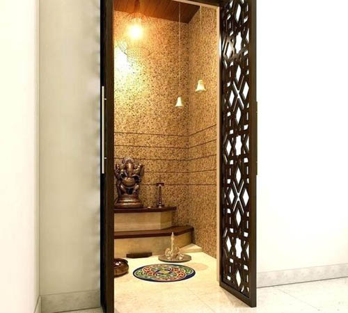 Puja unit with an Eye-Catching Door