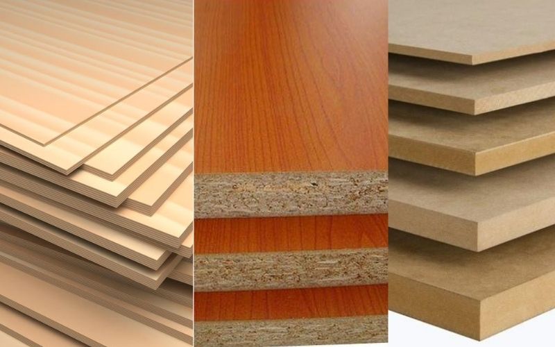 Plywood Vs Particle Board Vs MDF