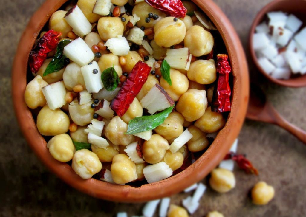 chickpea pepper sundal