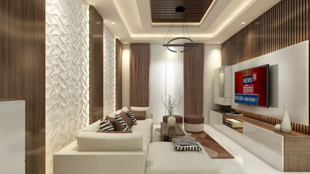 Living Room Interior Behala, Kolkata