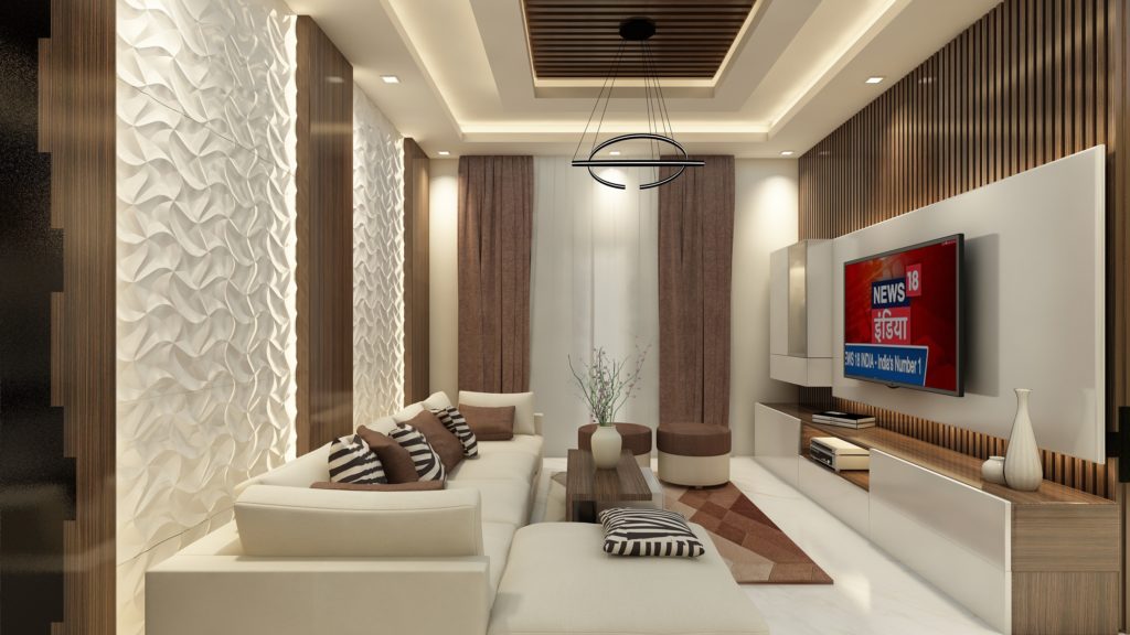 Living Room Interior Design Ideas Behala, Kolkata