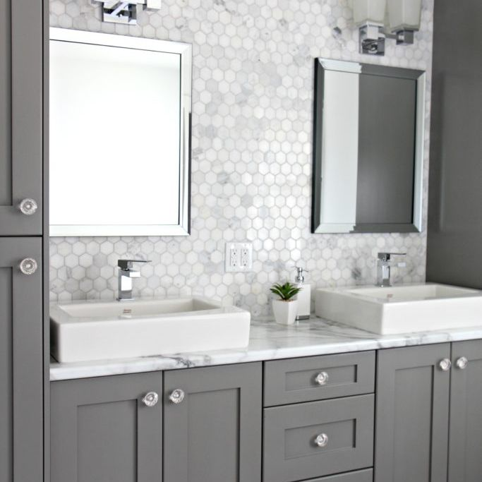 Use White or Grey In Bathroom