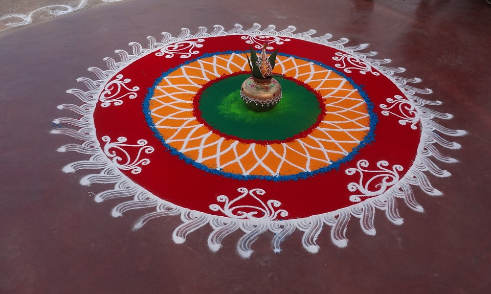 Design with rangoli