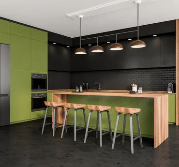 L-shaped Modular Kitchen