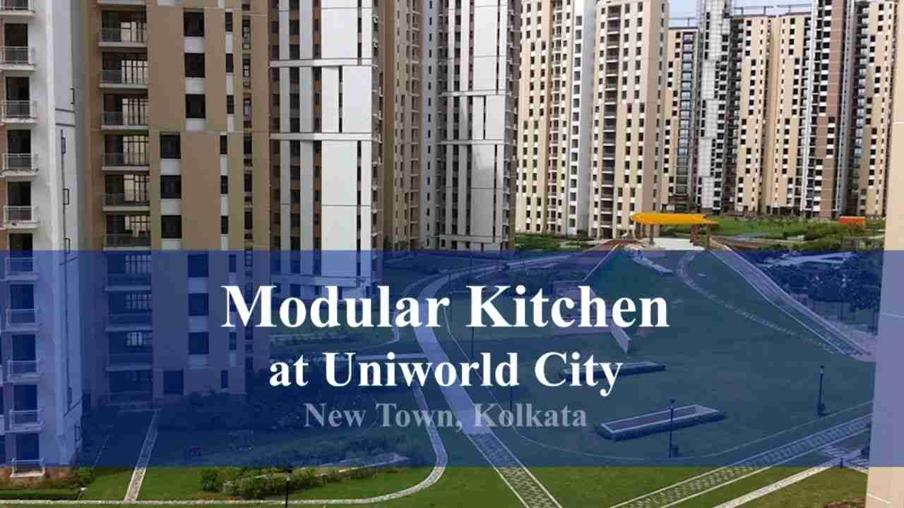Modular Kitchen Design at Uniworld City, New Town, Kolkata