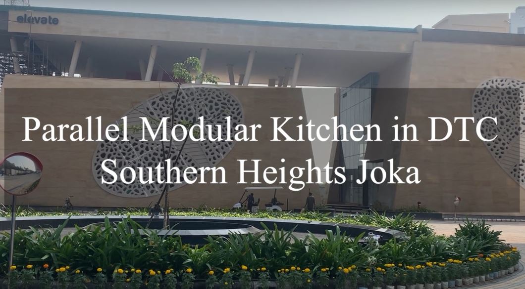 Modular Kitchen Design in DTC Southern Heights Joka, Kolkata