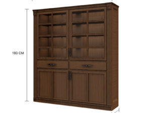 Crockery Storage Unit – Walnut Finish - In Kolkata