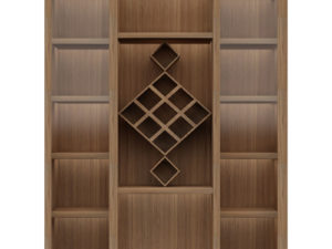 Display Cabinet – Walnut Finish - In Kolkata