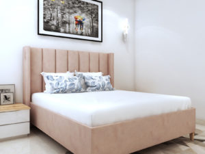 King Size Upholstered Bed - Price - In Kolkata