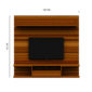 TV Unit With Storage – Rustic Cinnamon Finish in kolkata