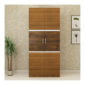 2 Door Swing Wardrobe in Glossy Jungle Teak and Jungle Wood Finish