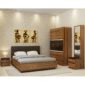 Callum XXL Room Package in Grainy Brown Gloss and Wenge Finish