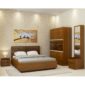Callum XL Room Package in Glossy Jungle Teak and Dark Jungle Wood Finish